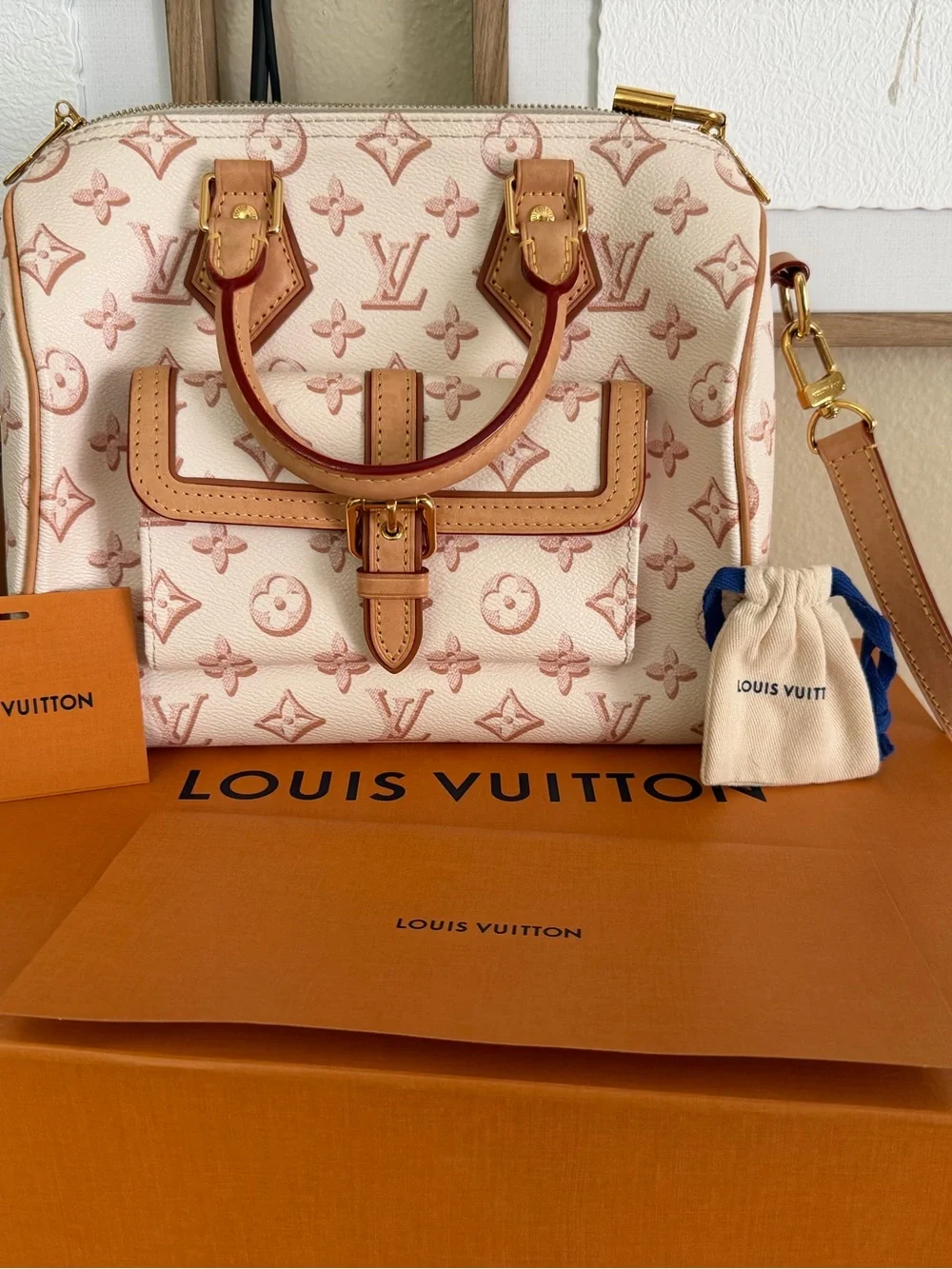 Louis Vuitton speedy Bandoulière 25  Discontinued color and model